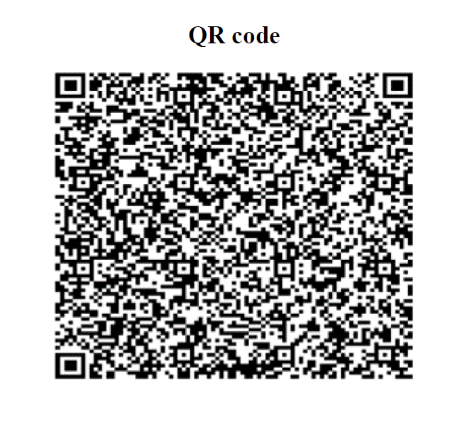 QR code for payment