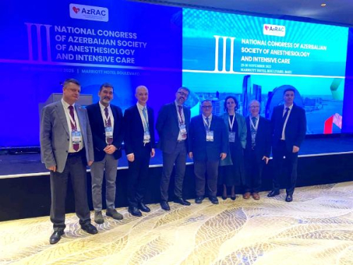 Профессор, чл.-корр. РАН М.Ю. Киров представил СГМУ на III конгрессе Общества реаниматологов и анестезиологов Азербайджана