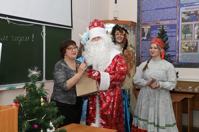 Сегодня в университете проходили новогодние праздничные мероприятия для ветеранов СГМУ