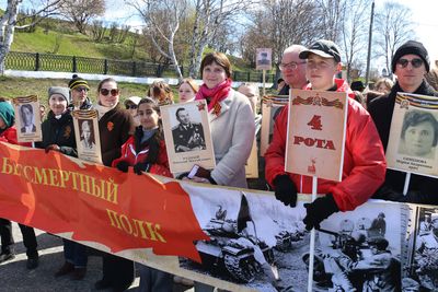 Медицинский батальон вновь принял участие во всероссийской акции «Бессмертный полк»